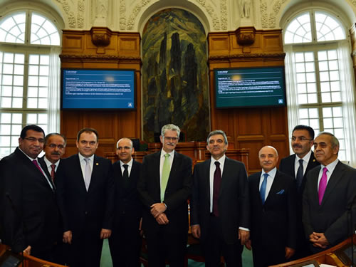 Cumhurbaşkanı Gül, Danimarka Parlamento Başkanı Lykketoft ile Görüştü